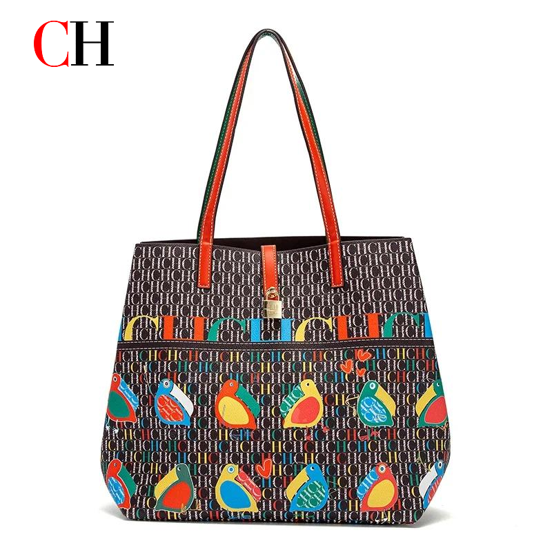 Luxury Zipper Bags - CH Ladies Handbag Large Capacity Shoulder