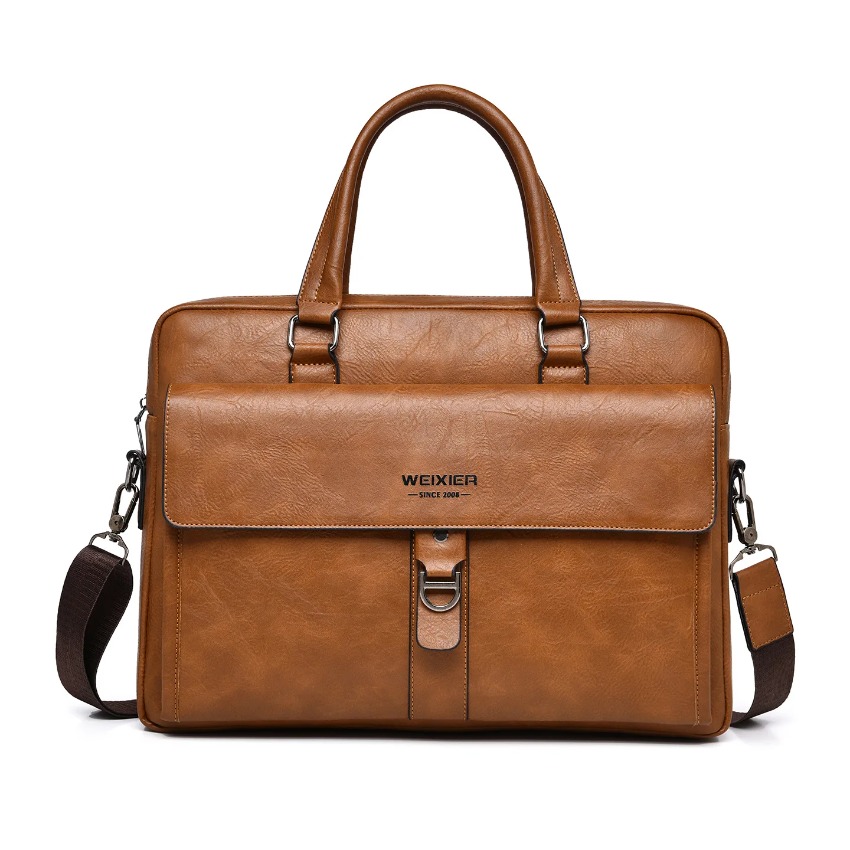 Luxury Zipper Bags - Brand new men's handbag retro business