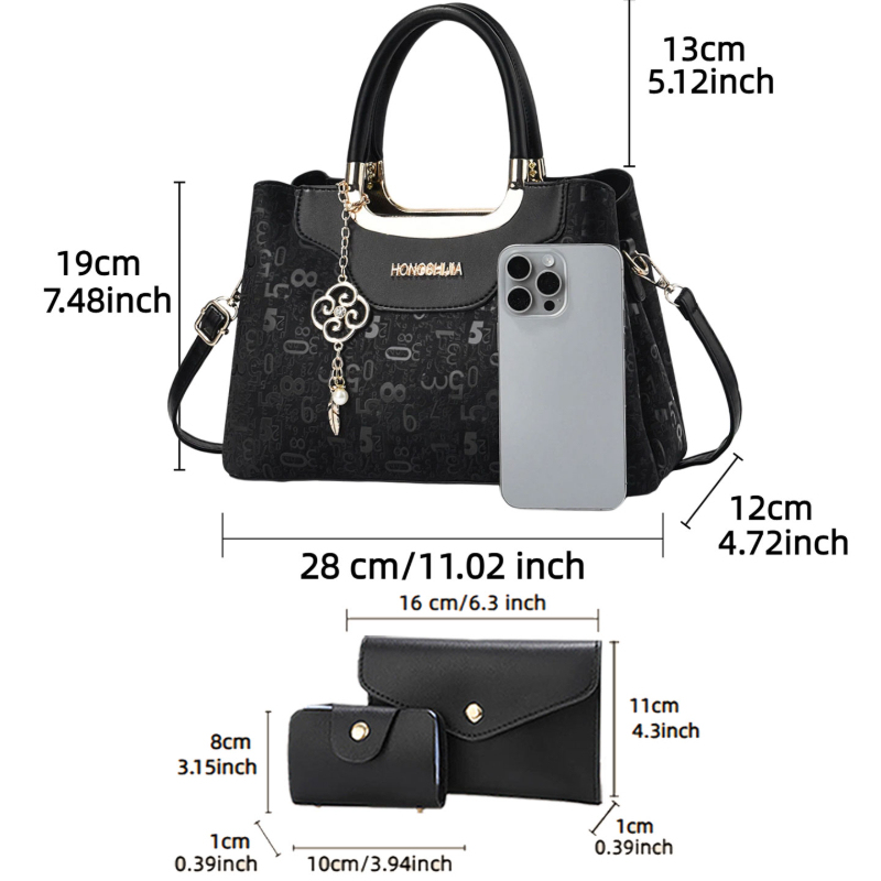 3-piece Fashion Women's Handba - Luxury Bags ulasan dan harga