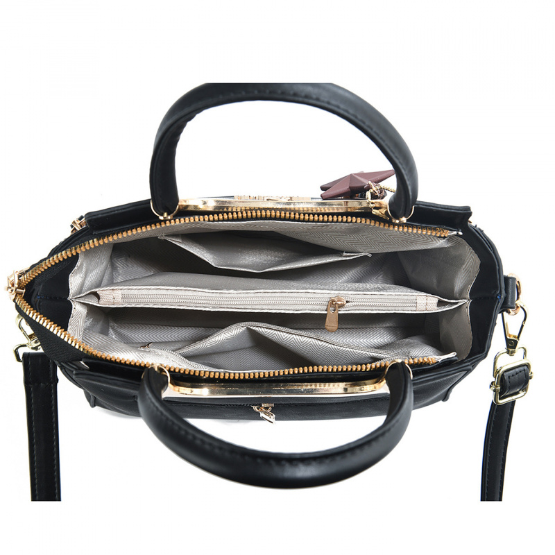 Stylish women's handbag, solid - Luxury Bags ulasan dan harga