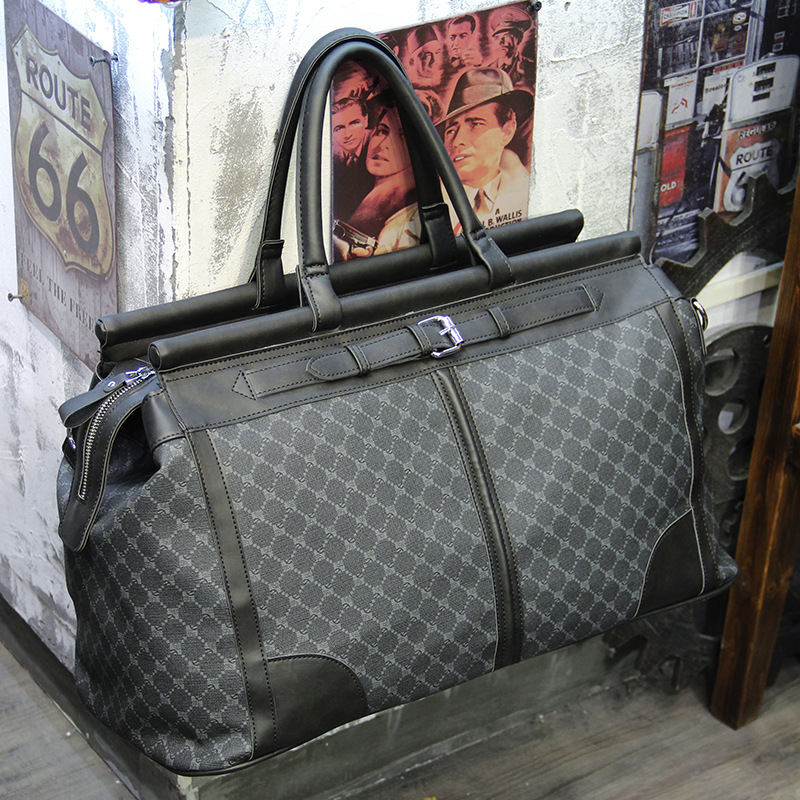 Fashion Plaid Travel Bag Men H - Xl Luxury Bags ulasan dan harga