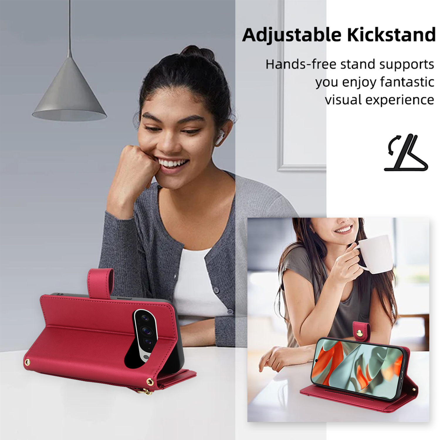 Crossbody Zipper Leather Walle - Luxury Bags ulasan dan harga