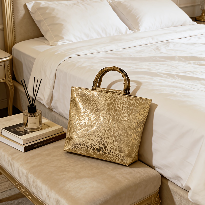 Light luxury metallic gold jac - Xl Luxury Bags ulasan dan harga