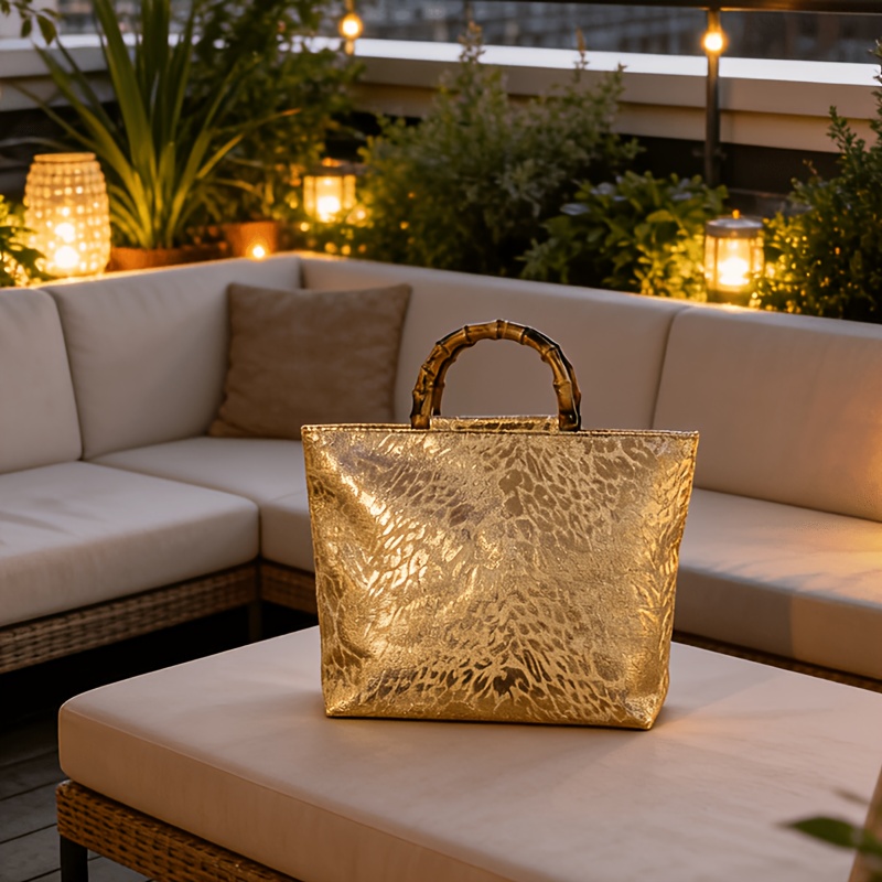 Light luxury metallic gold jac - Xl Luxury Bags ulasan dan harga