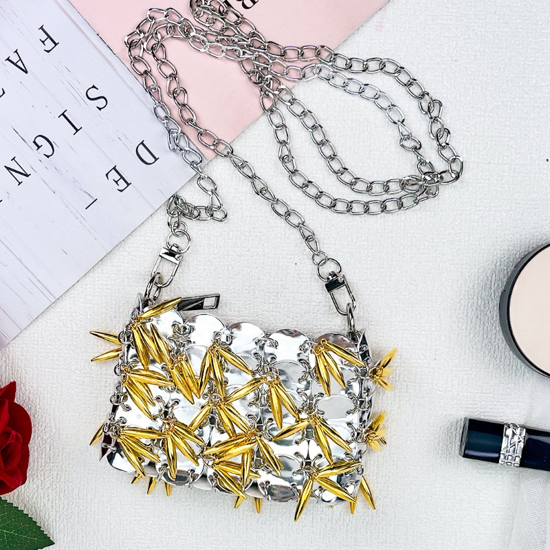 2026 New Shiny Silver Sequin W - Luxury Bags Girls ulasan dan harga