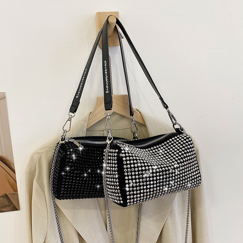 Luxury Bright Rhinestone Shoul - Luxury Bags Girls ulasan dan harga